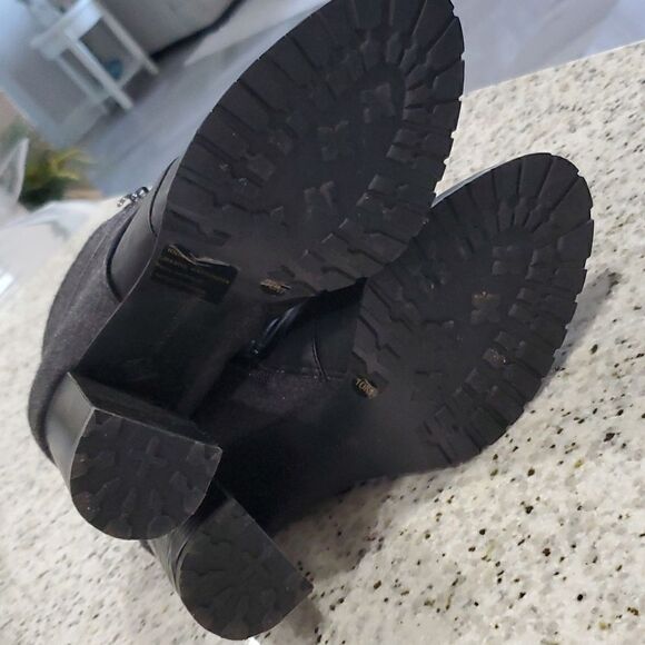 Antonio Melani womans, leather, wool heeled boots, Nwot, size 10 - Picture 6 of 10